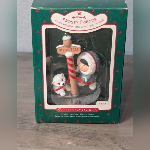 Hallmark Frosty Friends Ornament - Red, White, Gray - Picture 1 of 11